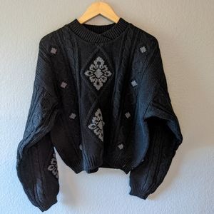 Laura Ashley Chunky Knit Sweater, Vintage!